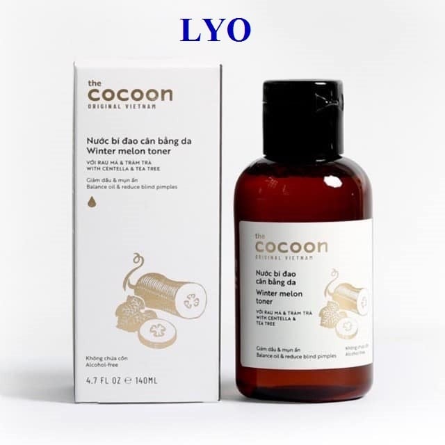 Nước hoa hồng Bí Đao Cân Bằng Da Cocoon 140ml