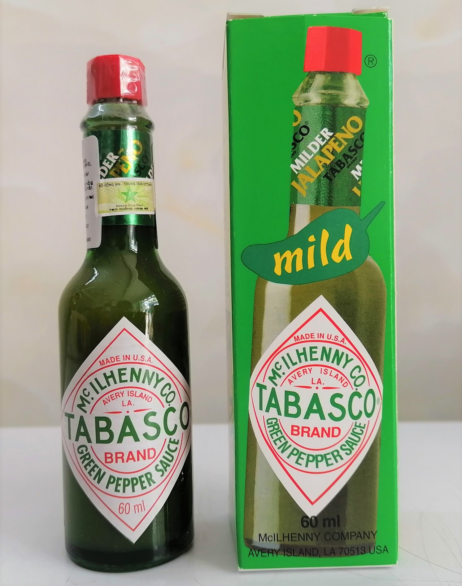 [XANH LÁ 60ml] XỐT ỚT XANH [USA] TABASCO Green Jalapeno Pepper Sauce (anm)