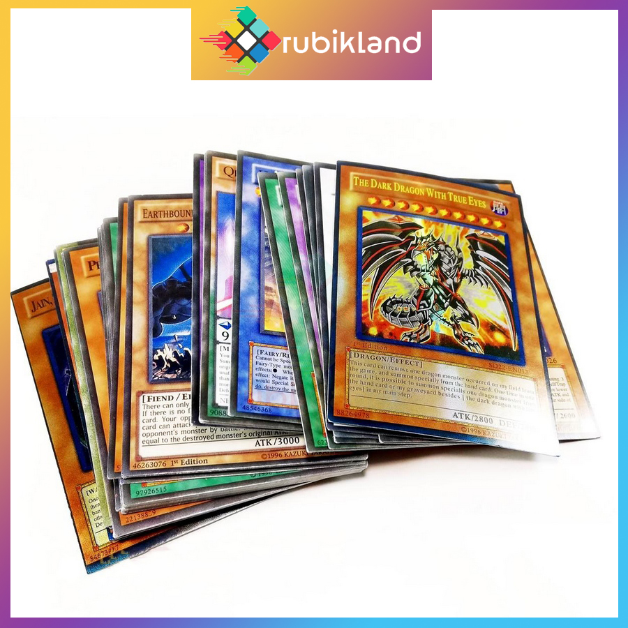 Bài Yugi Hộp Sắt Bài Yugioh Yugi-Oh Phiên Bản Tiếng Anh 41 Thẻ Bài Hộp Thiếc Có Ánh Kim Đồ Chơi Trẻ Em Board Game