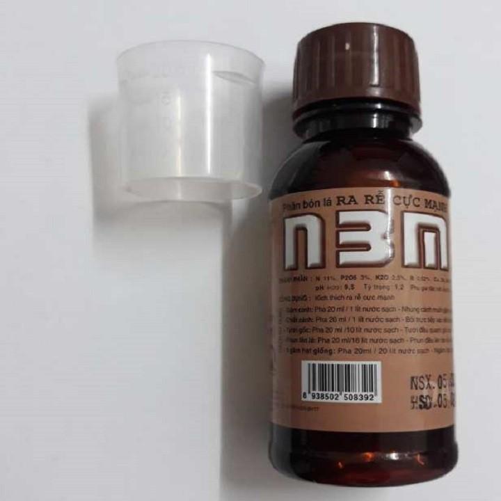 [HCM]Phân bón lá NPK ra rễ cực mạnh N3M pro dạng nước - chai 100 ml