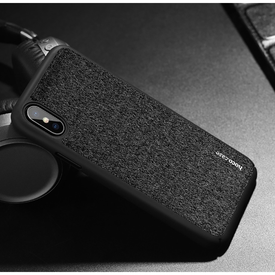 Ốp lưng bọc vải iPhone X/XS Hoco Dazzle Sign