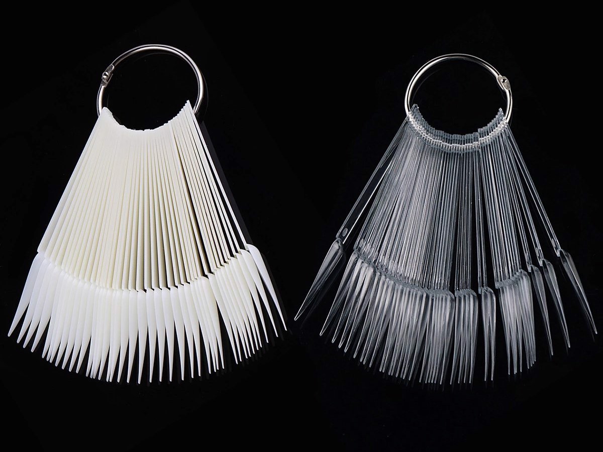 Móng que tập sơn mẫu - set 50 móng dành cho học nail