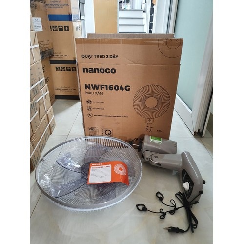 Quạt treo tường nanoco nwf1604g