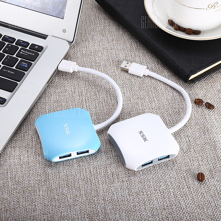 Hub usb 3.0 - 4 port ssk shu 300 chính hãng. vi tính quốc duy