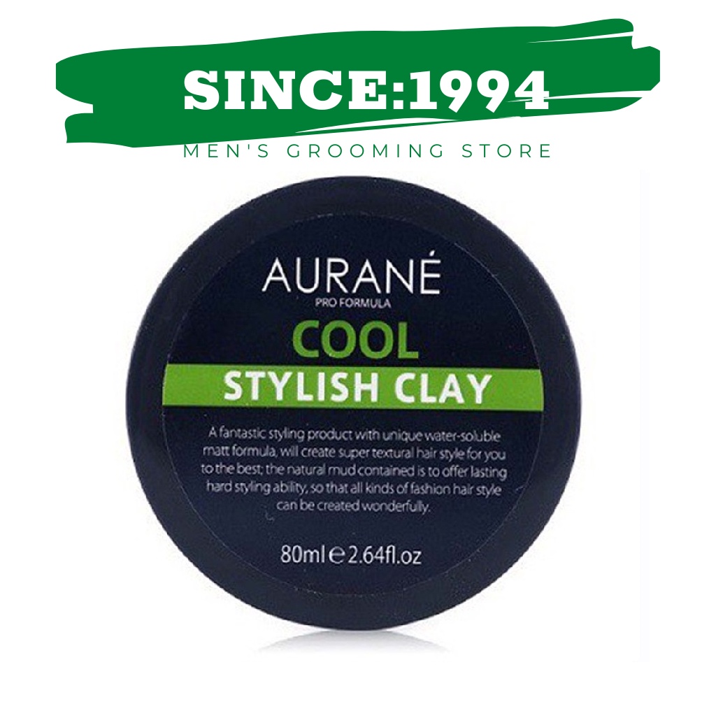 [CHÍNH HÃNG 100%] Sáp Vuốt Tóc Aurane cool stylish clay 80g - Nhập Pháp
