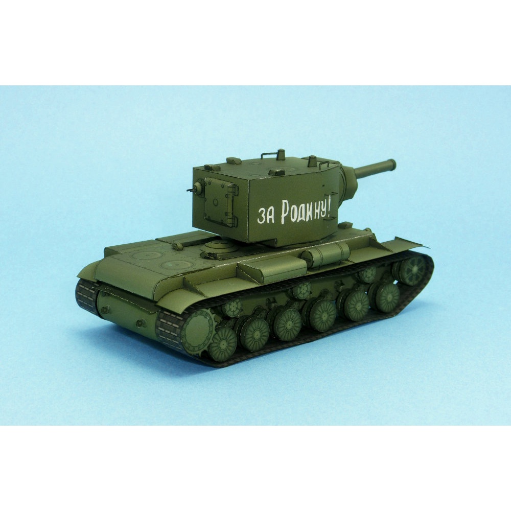 Mô hình giấy 3D xe tank KV-2 tỉ lệ 1/72