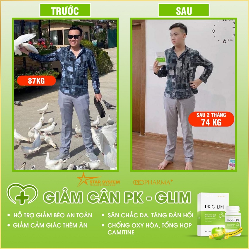Viên Uống Giảm Cân PK-G.LIM