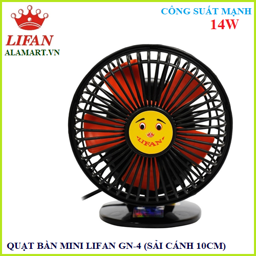 [HCM]Quạt Bàn Mini Lifan GN-4 Quạt sử dụng văn phòng siêu cute quạt mát