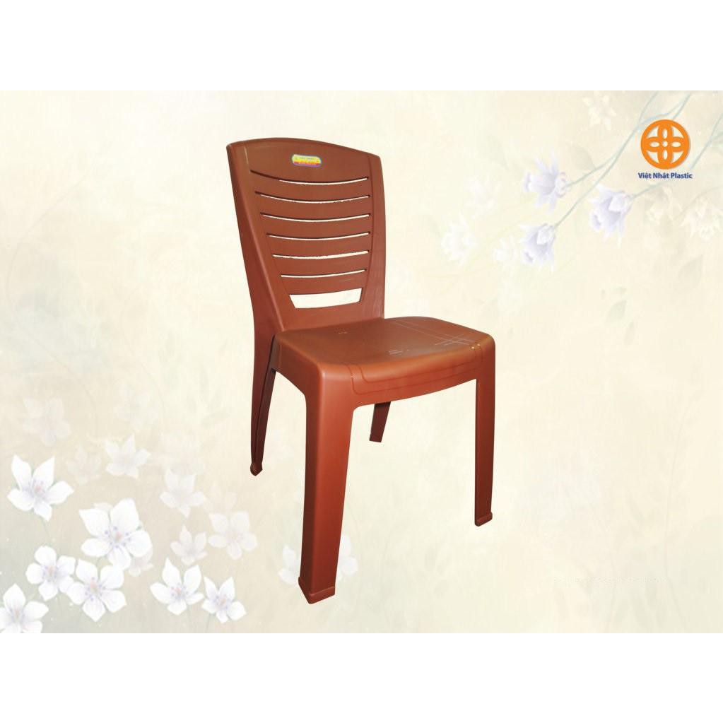 Ghế nhựa Việt Nhật dựa lớn sọc ngang hàng dày thương hiệu Việt Nhật cao cấp chính hãng, ghế tựa đại, tựa trung