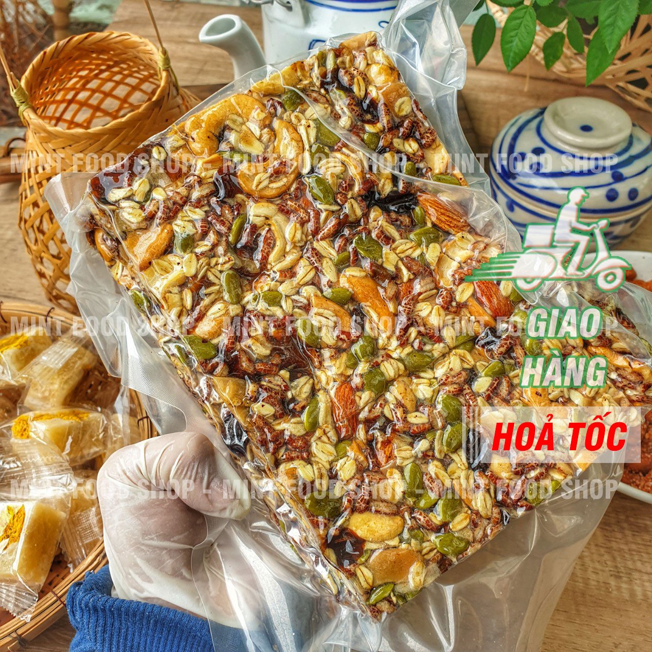 Thanh Granola (Granola Bar) Túi 500Gr