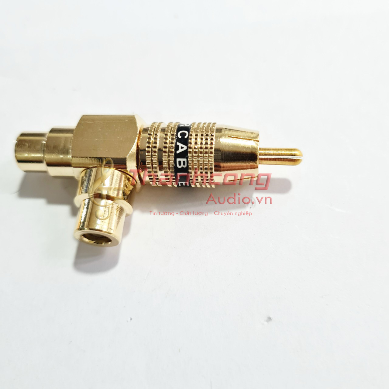 Đầu jack chia AV/RCA/Video 1 ra 2 Monster (Chữ T - giá bán 2 chiếc)