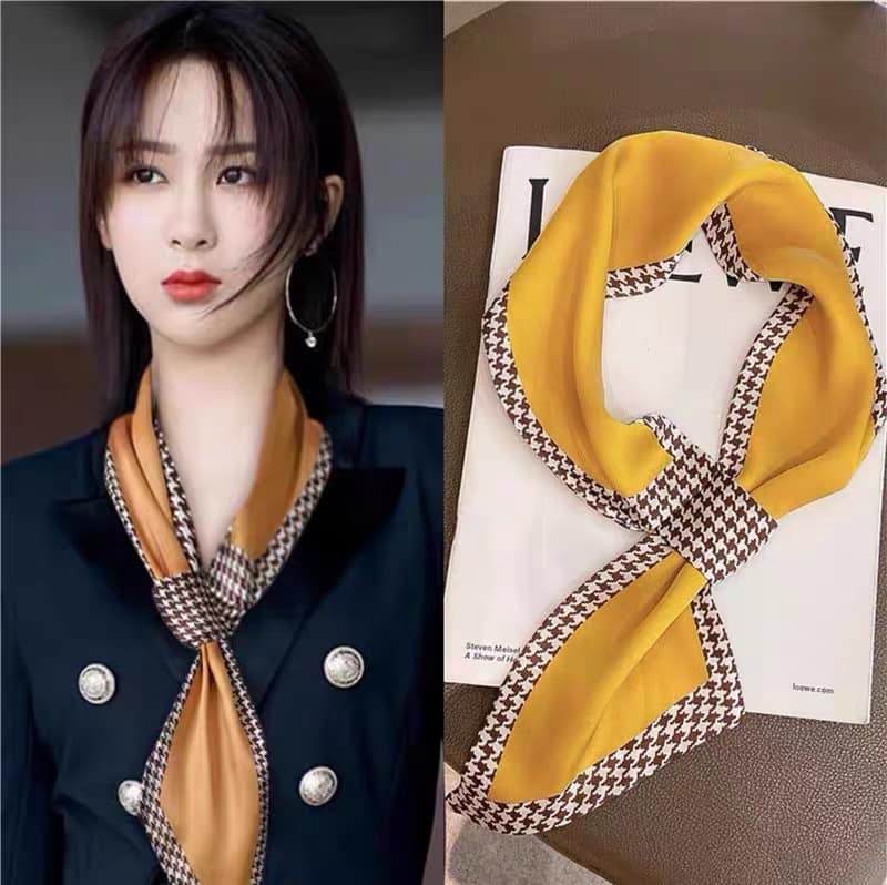 Khăn lụa đa năng thắt cà vạt
