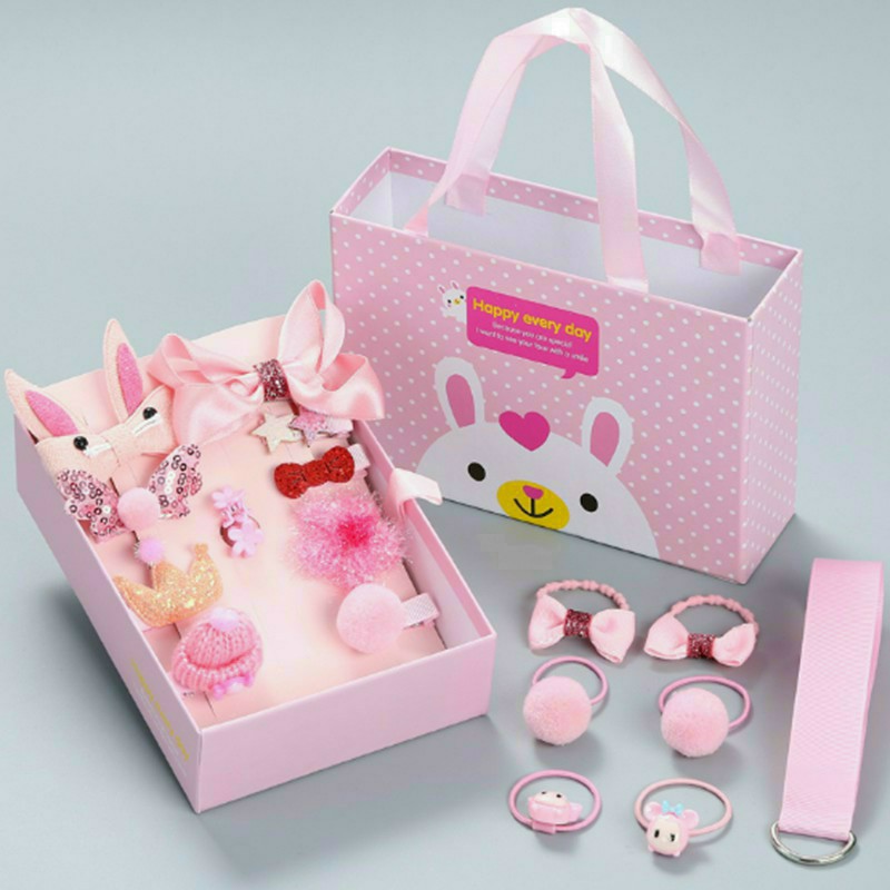 Set nơ cột tóc 18 món cho bé gái siêu xinh- có tách lẻ M66