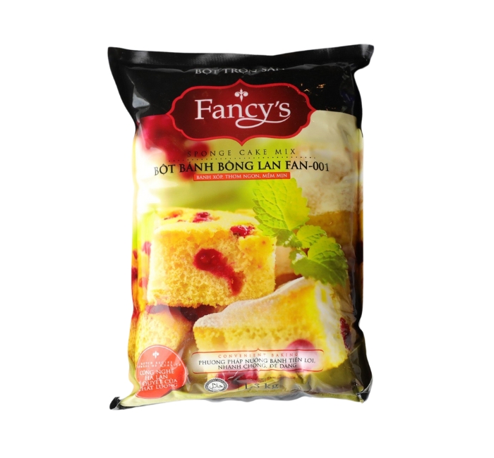 Bột Trộn Sẵn Bánh Bông Lan Ổ Fancy 001