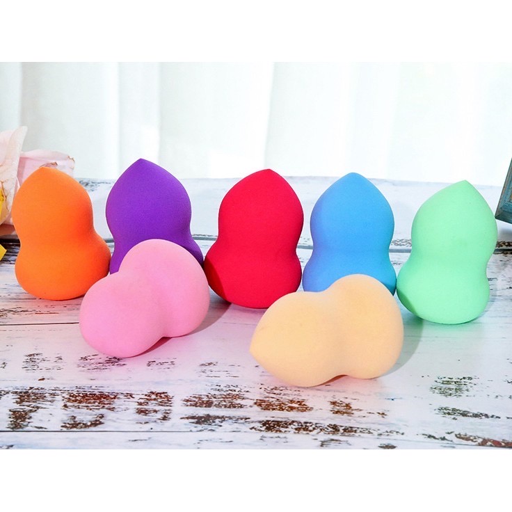 COMBO 2 Bông Mút Tán Kem Nền Hình Hồ Lô