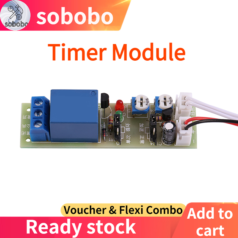 5V/12V/24V Infinite Cycle On Timer Module Off Timer Delay Relay Loop Timing Module Board HFT DC 5V 0-60 minutes adjustable