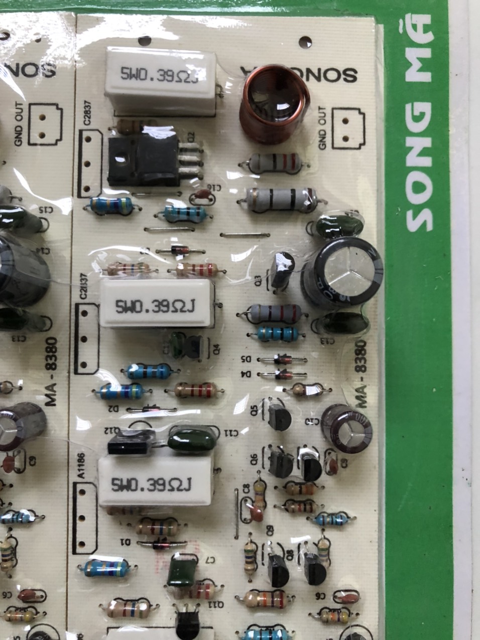 MẠCH AMPLY CÔNG SUẤT 8 SÒ 380W