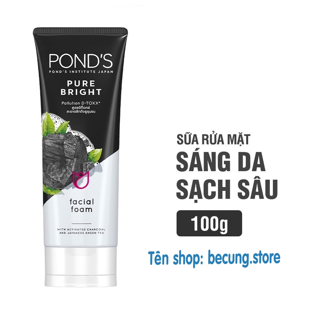 Sữa rửa mặt sáng da Pond’s 100g (date mới).