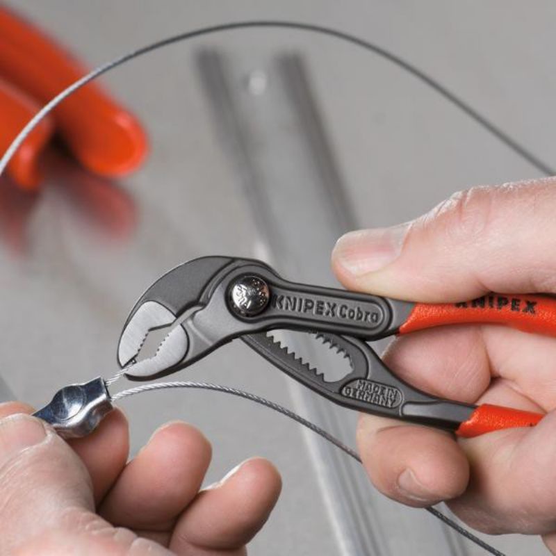 KÌM MỎ QUẠ KNIPEX COBRA 87 01 125 /150 /180 [Hàng chuẩn Đức]