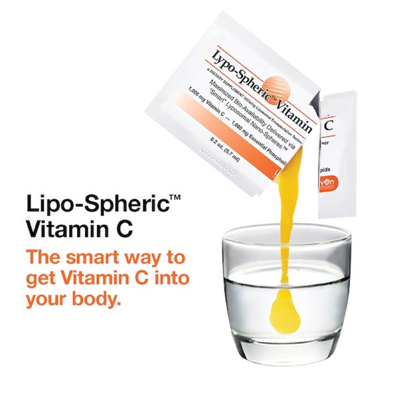 [Đau dạ dày dùng được] Vitamin C tăng cường sức đề kháng, giúp da sáng mịn, giảm nếp nhăn Lypo-Spheric Vitamin C LivOn