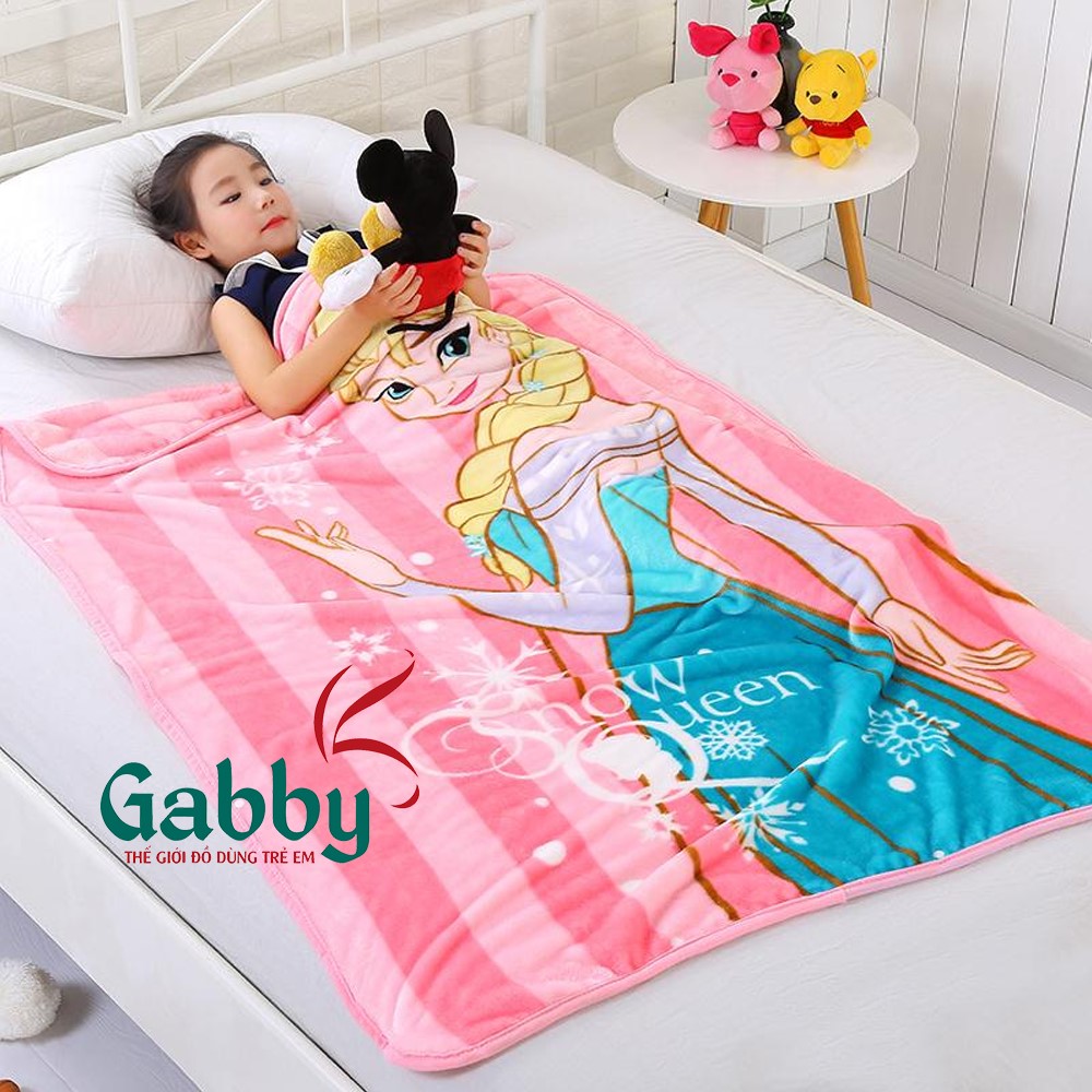 Chăn mềm trẻ em Disney nhiều kích thước (Elsa/ Spiderman/ Avengers/ Mickey/ Minnie/ Tsum)