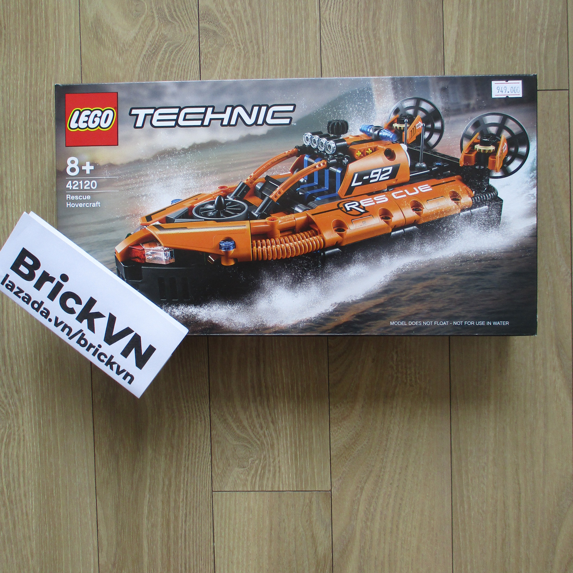 LEGO Technic Rescue Hovercraft 42120 Model Building Kit; This Awesome Toy Hovercraft Makes A Great Gift for Any Occasion, New 2021 (457 Pieces) (New Sealed, Genuine LEGO)