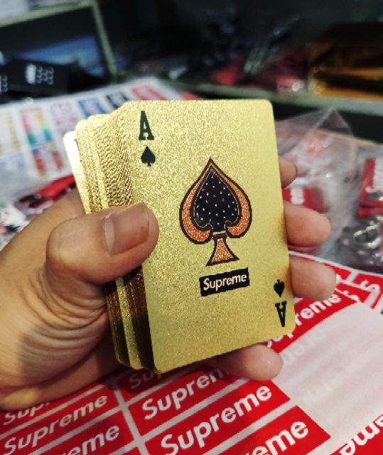 Bộ bài mạ vàng hoàng gia Supreme