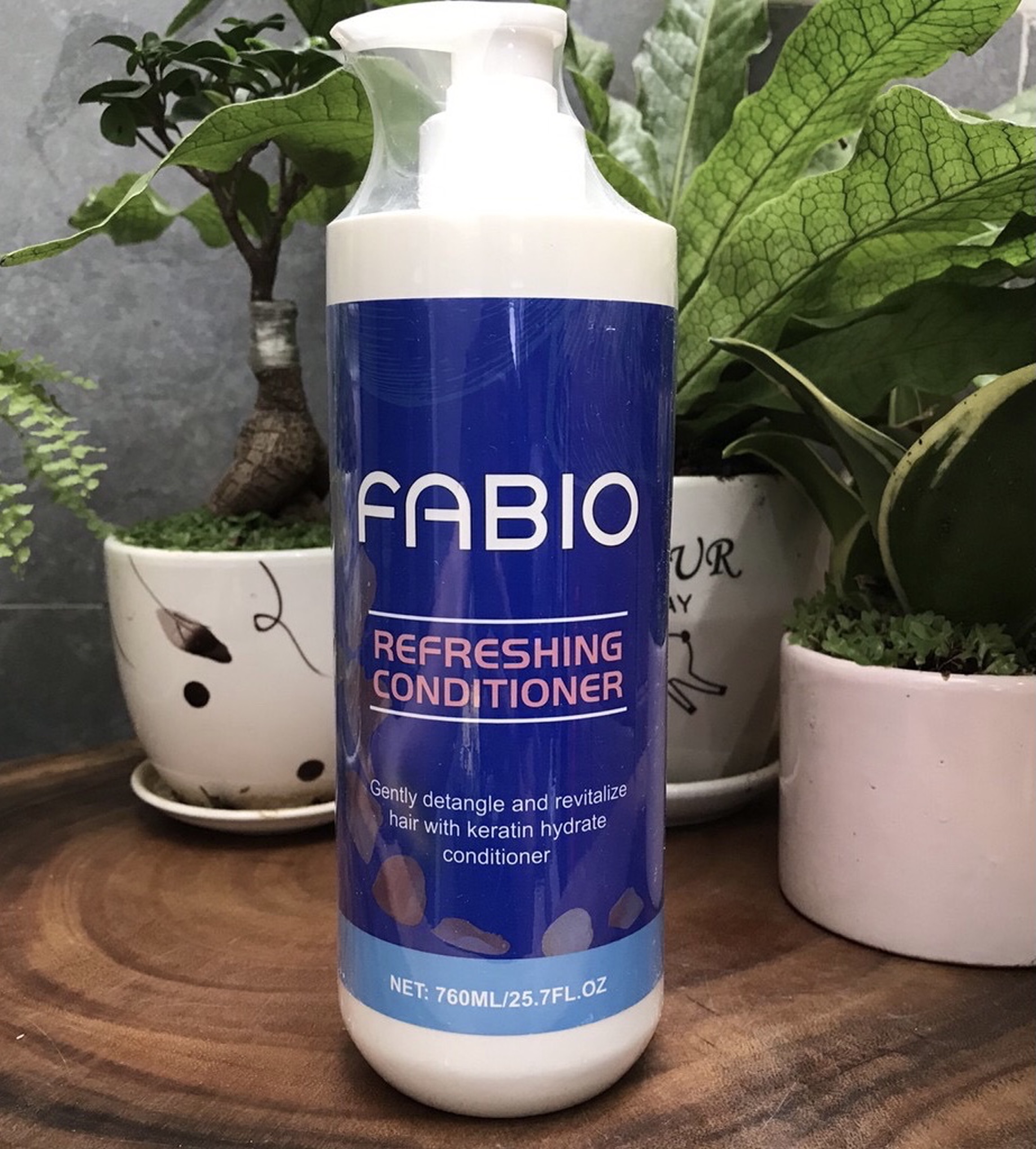 [HCM]Dầu gội xả dưỡng chất FABIO Refreshing 760mlx2