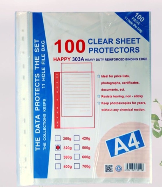 [HCM]❣️❣️ Bìa lỗ happy 300g - 600g(Văn phòng phẩm giá sỉ)