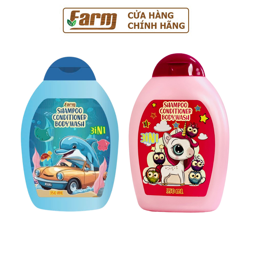 Sữa Tắm Gội Xả Em Bé Unicorn 3in1