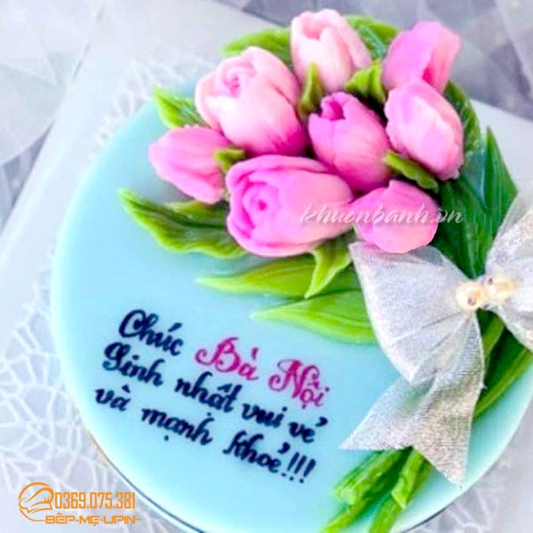 Set 3 khuôn silicon hoa tuy líp làm thạch agar kẹo dẻo