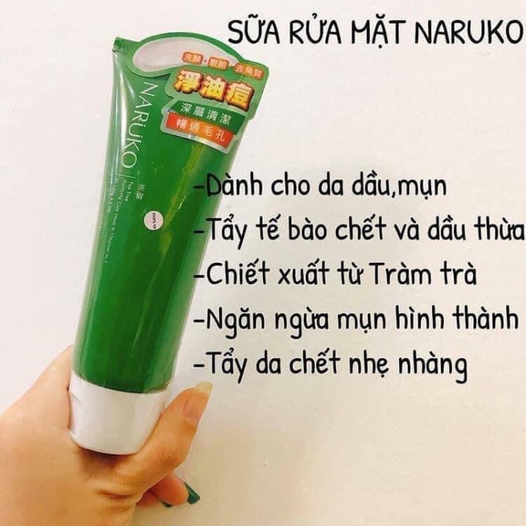 Sữa rửa mặt 3in1 dạng bùn NARUKO BẢN ĐÀI 120ML