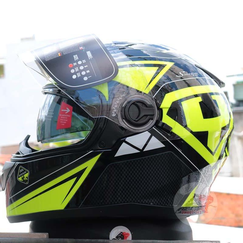 Mũ bảo hiểm Yohe 970 - 2 Kính