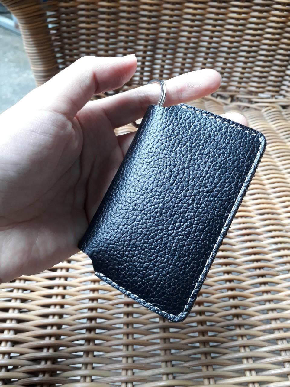 [HCM]Ví móc khóa thời trang da bò