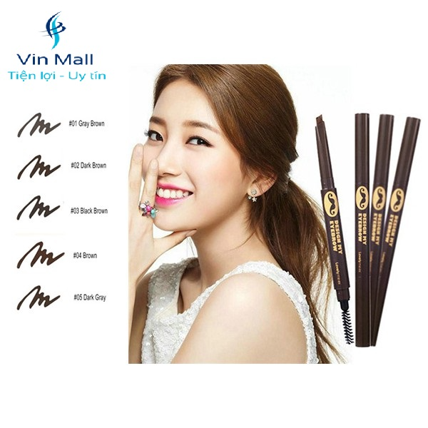 Chì Kẻ và Tạo Dáng Chân Mày 2 Đầu Lovely Meex - Mẫu mới