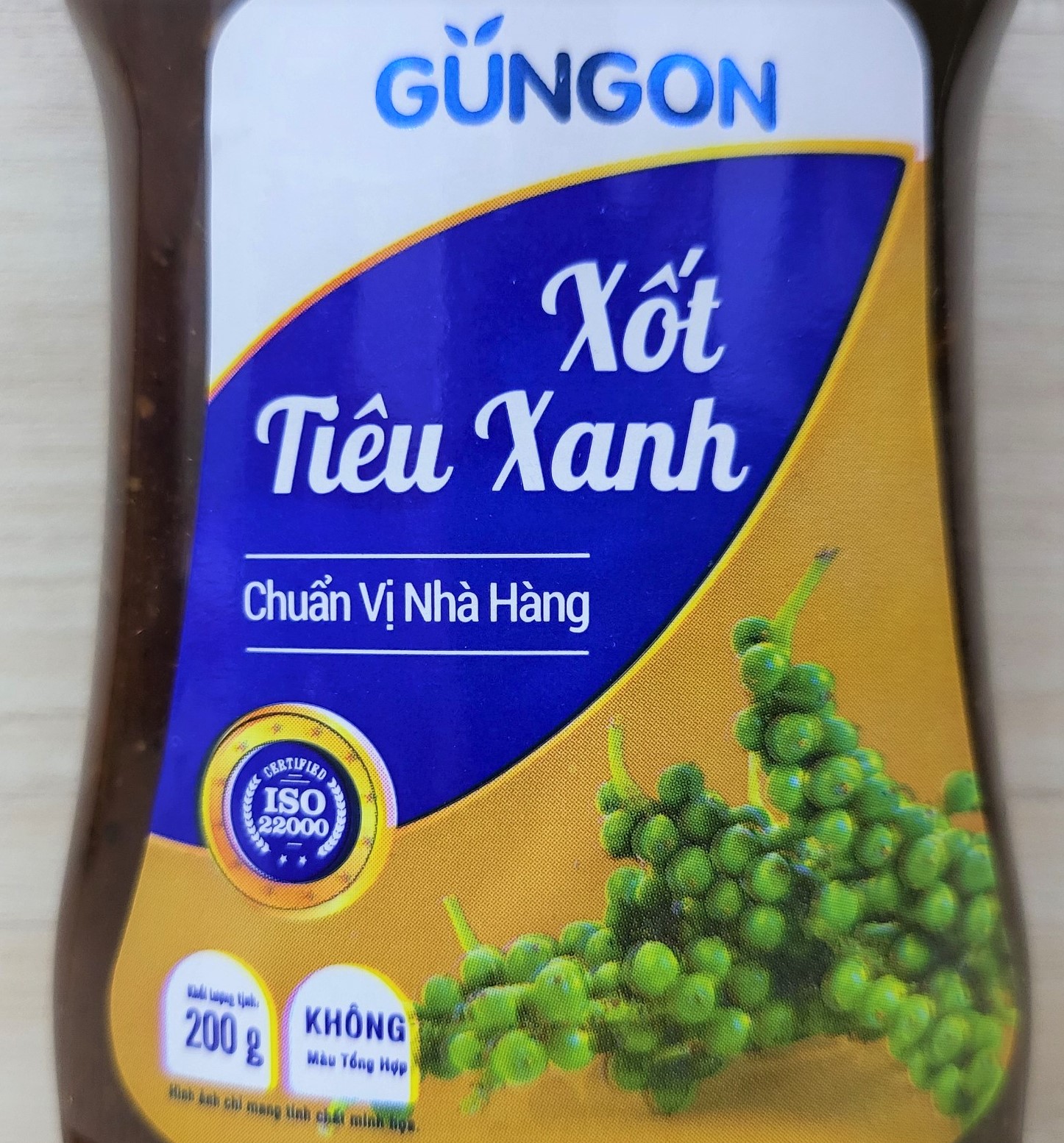 GUNGON (chai DẸT 200g) SỐT TIÊU XANH Green Pepper Sauce