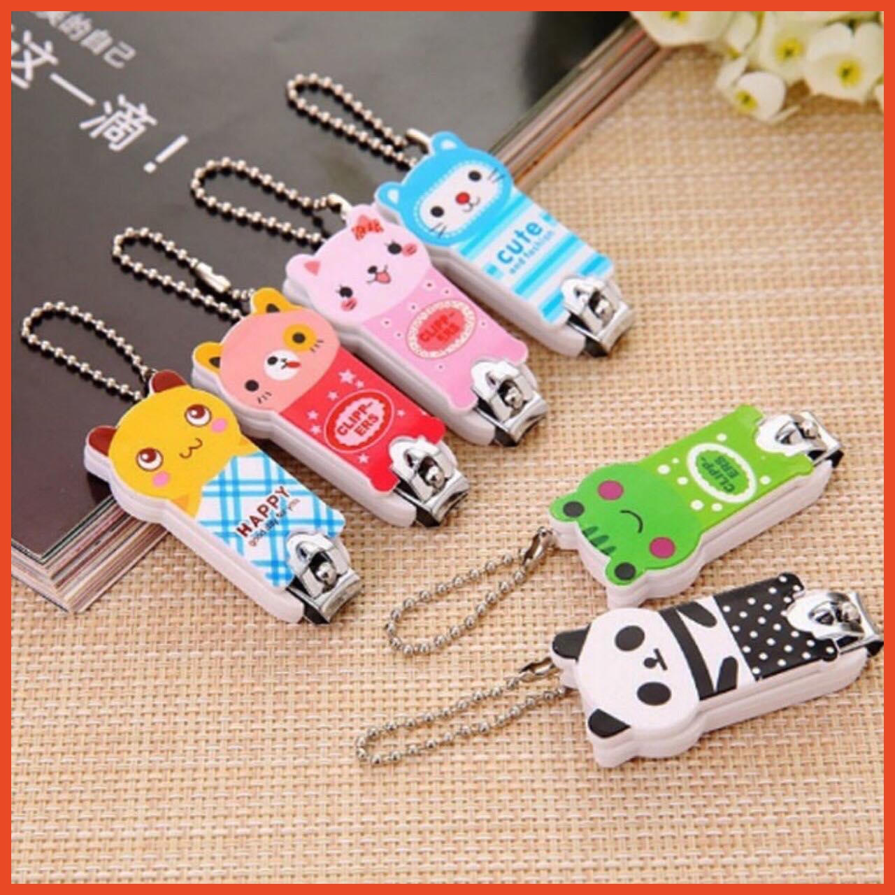 Bấm móng tay hình thú siêu cute dễ thương