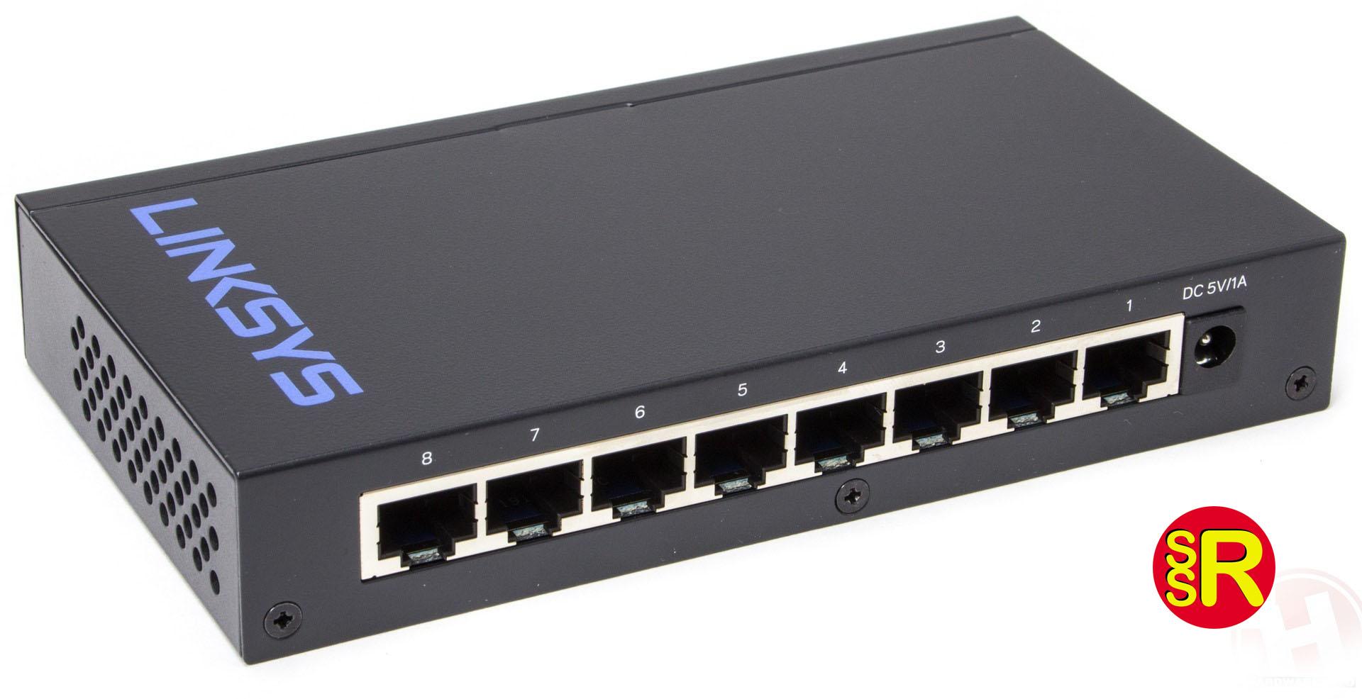 [HCM]Thiết bị chia mạng Linksys LGS108