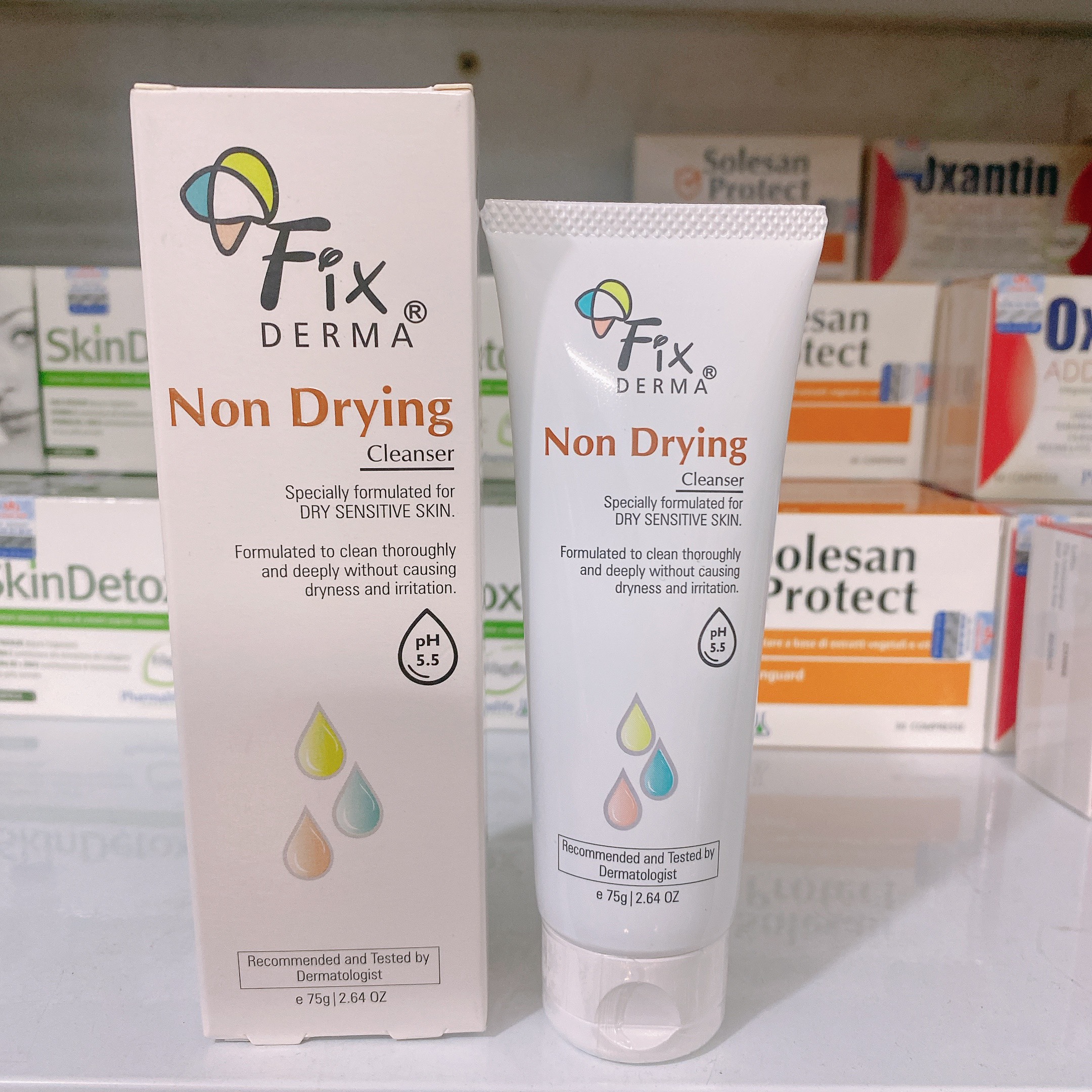 [NEW] Sữa Rửa Mặt Cho Da Nhạy Cảm Fixderma Non Drying Cleanser (60g)