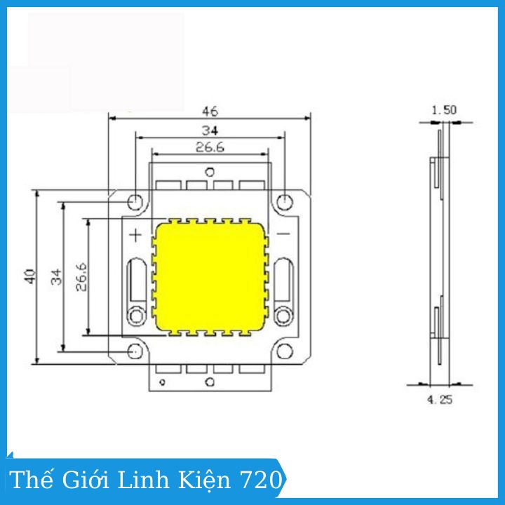 Led công suất 12v 20w ánh sáng trắng