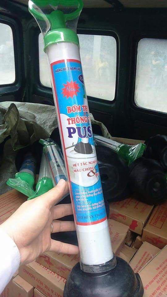 Bơm Thụt Thông Tắc Bồn Cầu