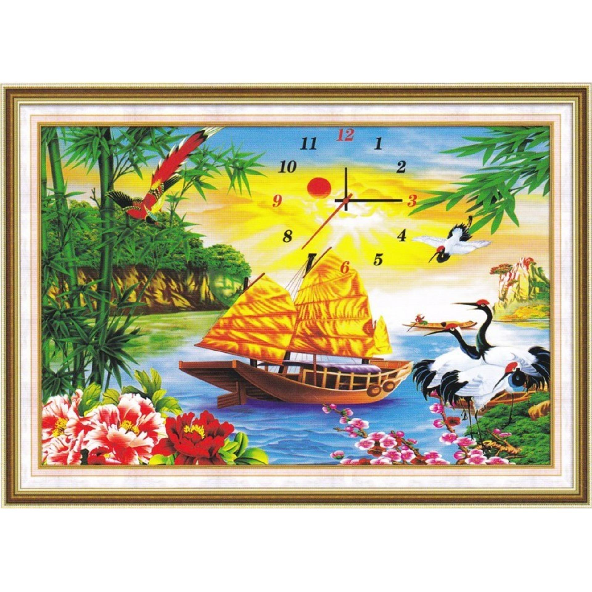 Tranh đính đá 5D- Thuận Buồm Xuôi Gió 111