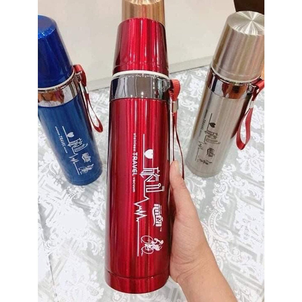 Bình Giữ Nhiệt Inox tiện lợi 800 ml
