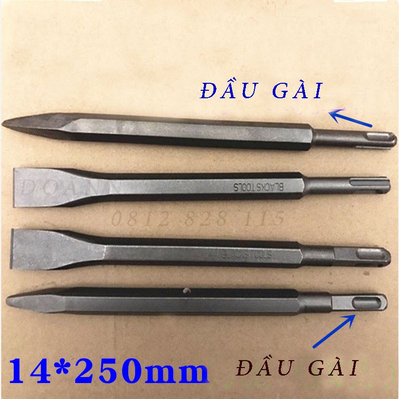 MŨI KHOAN - MŨI ĐỤC BÊ TÔNG 14mm
