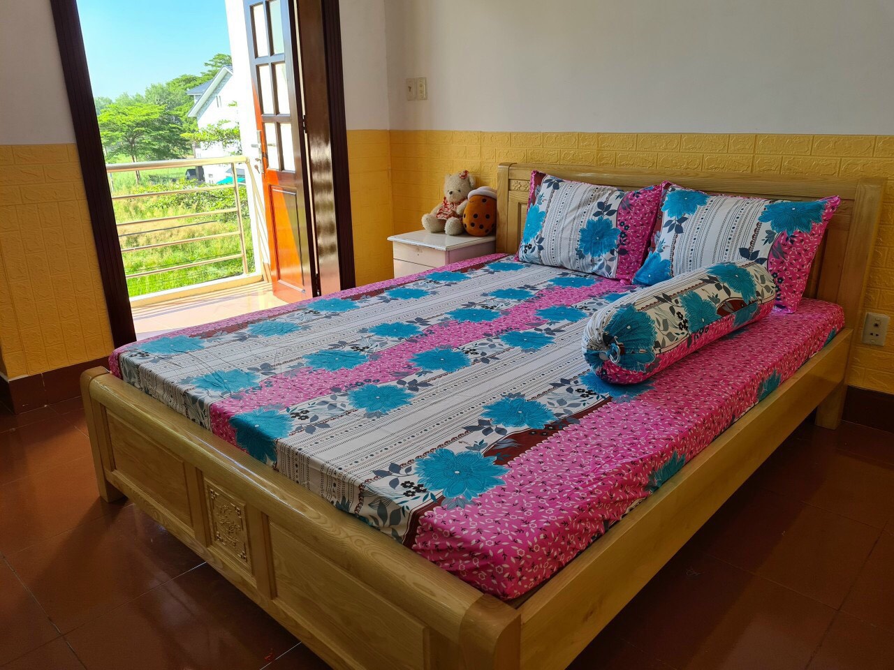 Bộ Drap Cotton Thắng Lợi 4 Món (CHAT Để Chọn Màu)