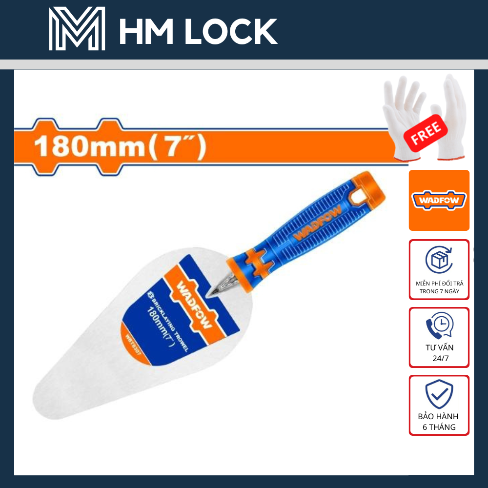 Bay trát vữa 180, 200mm wadfow - hàng chính hãng - wbt8307 - hm lock
