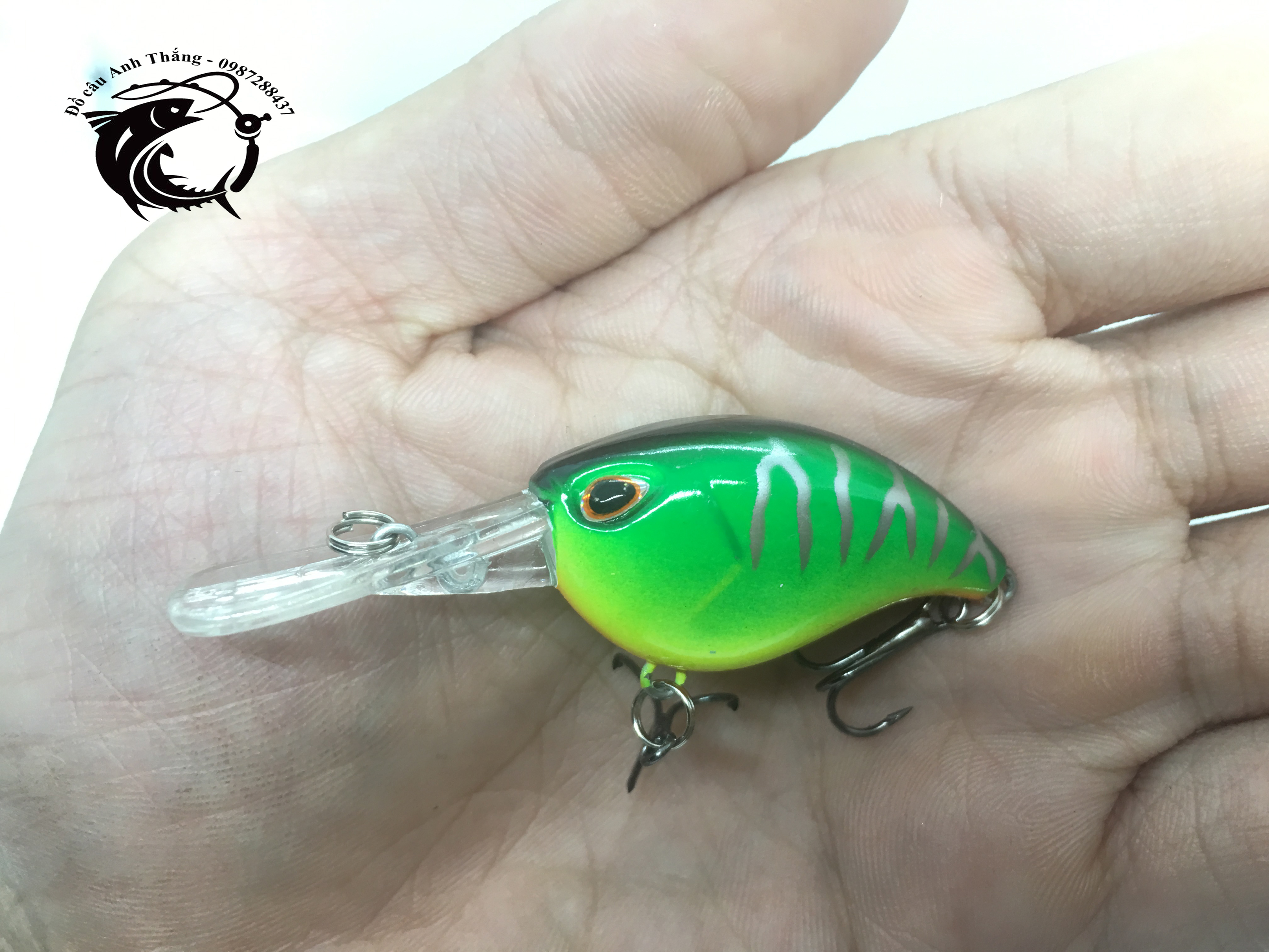 Mồi giả cá voi lưng gù chuyên câu cá lóc, sộp, chuối, chim, rô phi, thiểu