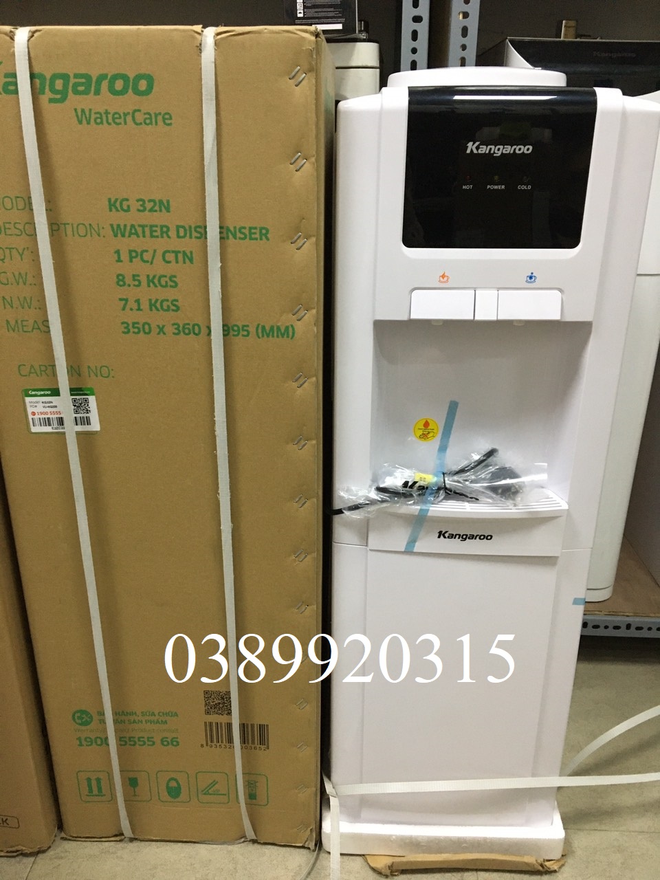 Cây nước nóng lạnh Kangaroo - KG32N