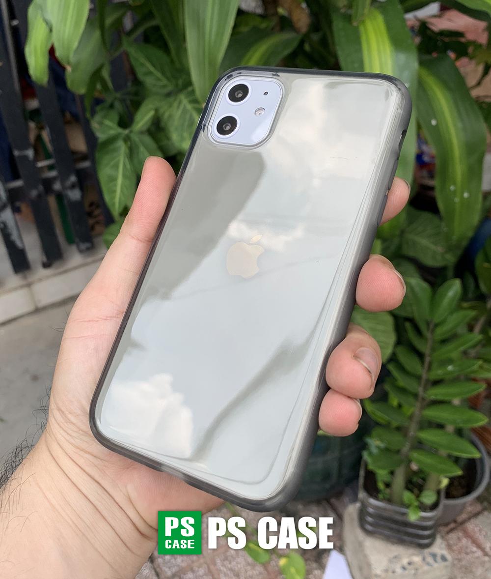 Ốp lưng dẻo chống sốc cao cấp dành cho iPhone 11 - Màu đen mờ - PS Case Phân Phối