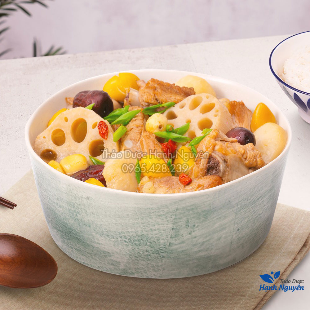 Củ sen khô 1kg (nấu chè, nấu canh, pha trà) - Thảo dược hạnh nguyên